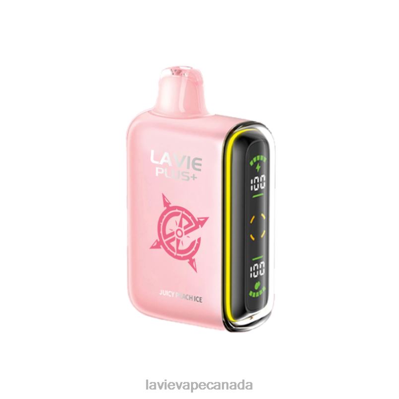 Juicy Peach Ice LAVIE PLUS 15000 Puffs 24PF899 | Lavie Vape Review