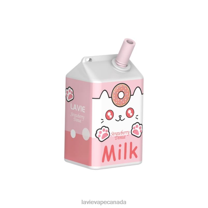 Strawberry Donut LAVIE MILK 7000 Puffs 24PF8177 | Lavie Vape Review