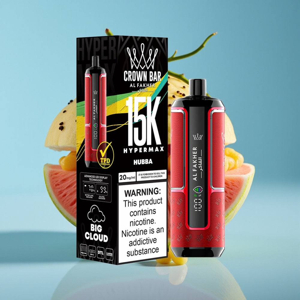 Al Fakher Crown Bar 15K Hypermax 22ml 600mAh DTL 6mg Hubba