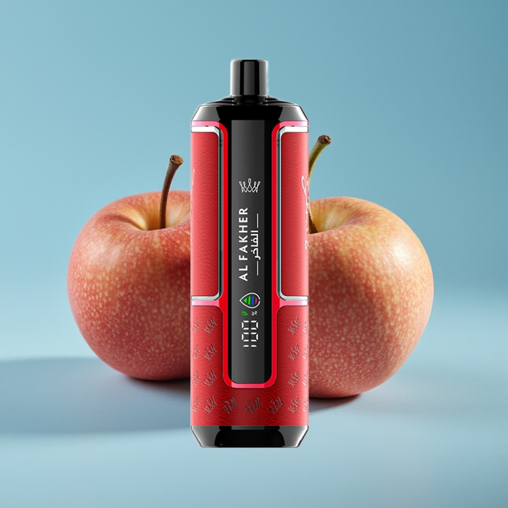 Al Fakher Crown Bar 15K Hypermax 22ml 600mAh Two Apple Disposable Vape Kit