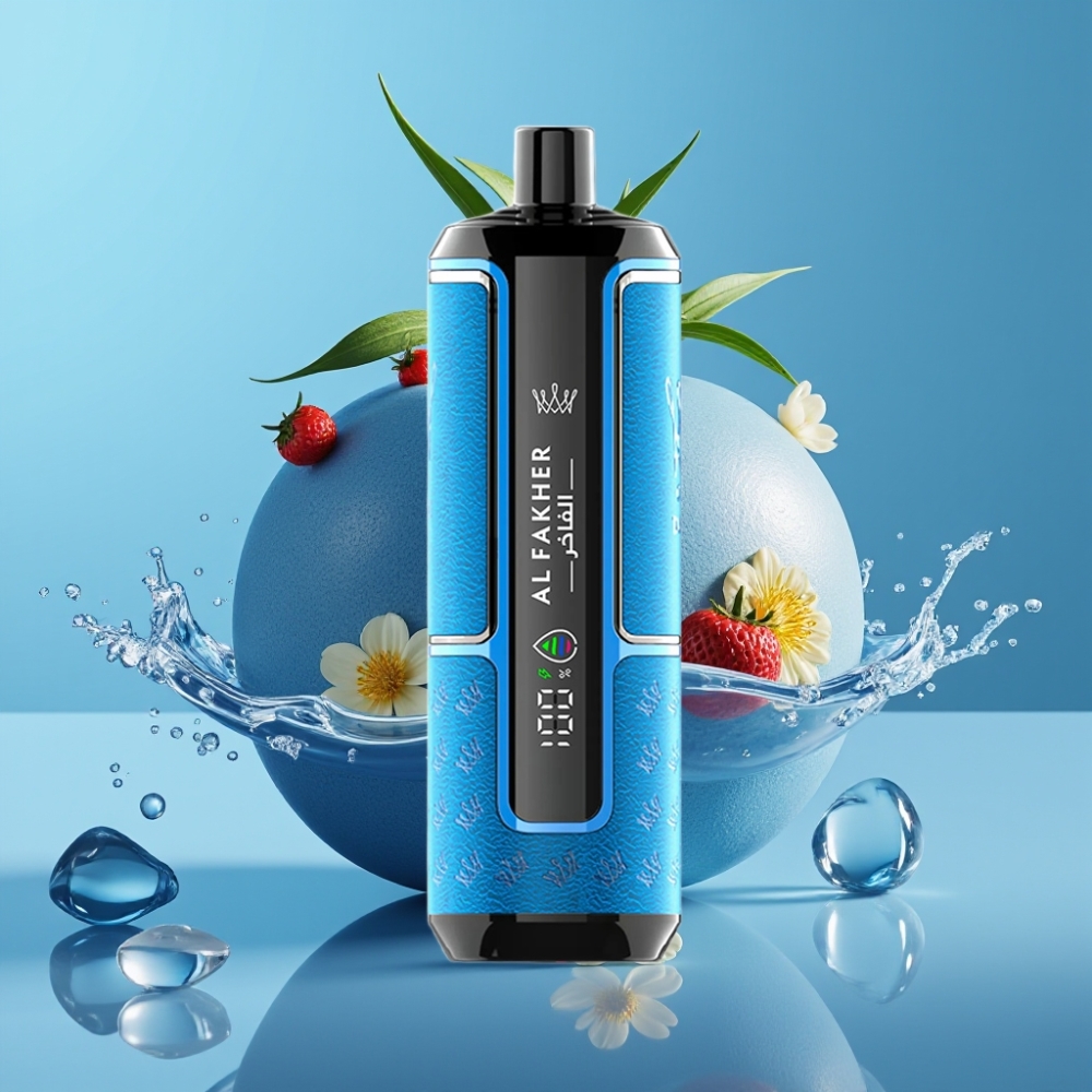 Al Fakher Crown Bar 15K Hypermax 22ml 600mAh Type-C Blue Ocean