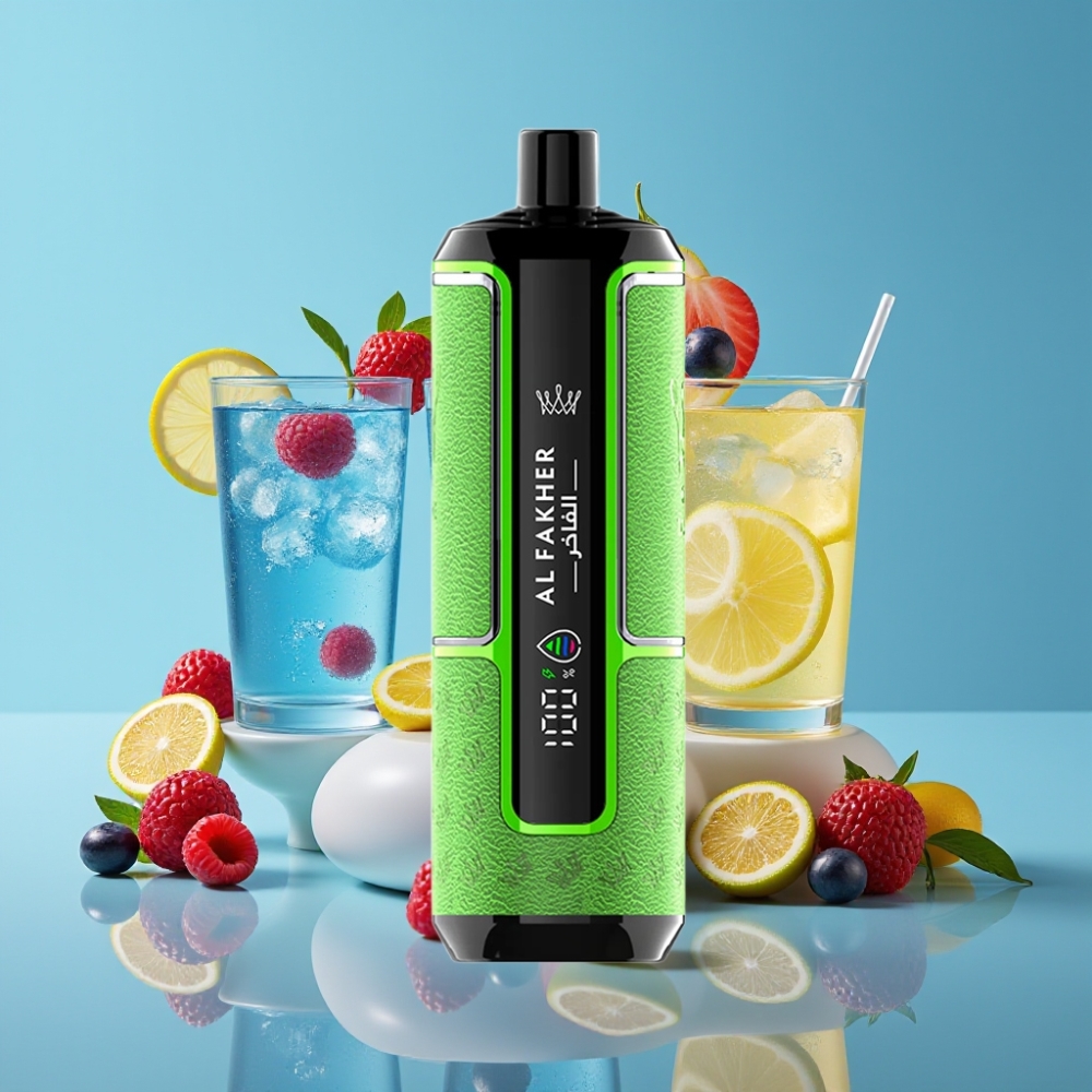Al Fakher Crown Bar 15K Hypermax 22ml 600mAh Type-C Blue Razz Lemonade