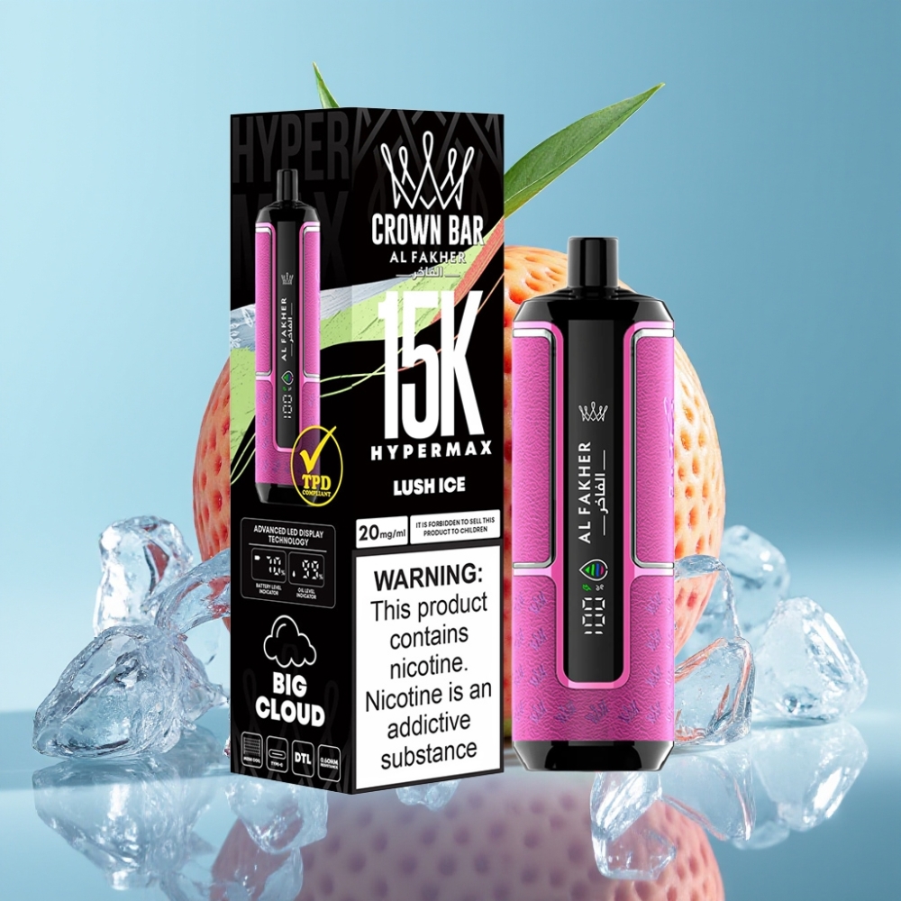 Al Fakher Crown Bar 15K Hypermax 22ml 600mAh Type-C Luch Ice