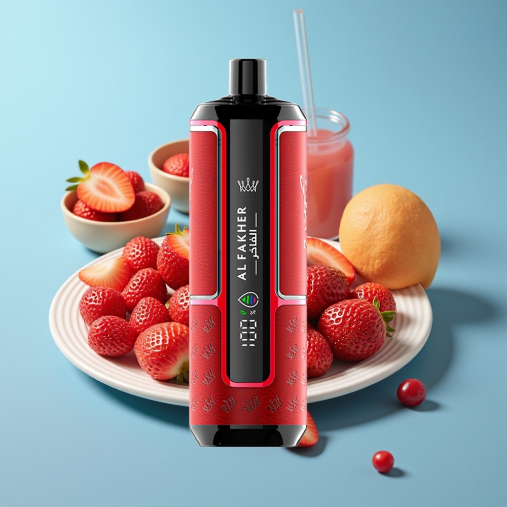 Al Fakher Crown Bar 15K Hypermax 22ml 600mAh Type-C Strawberry Punch