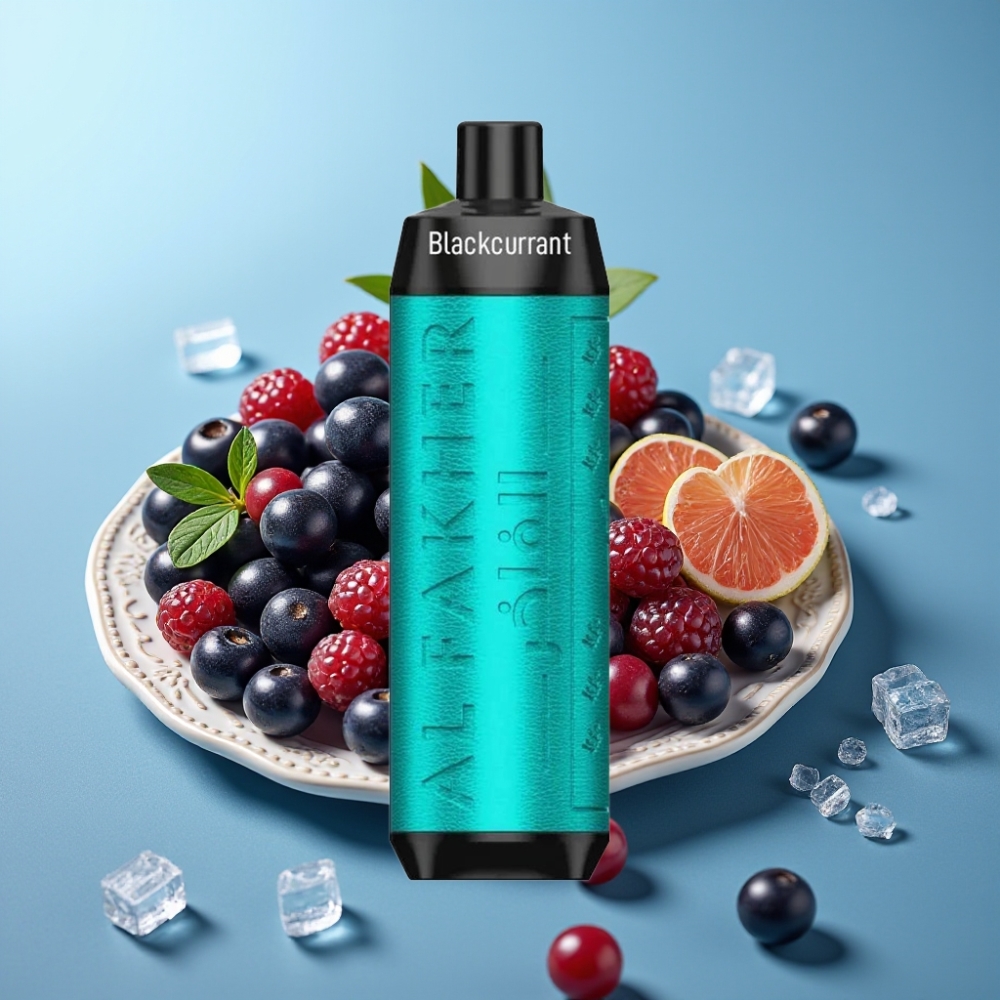 Al Fakher Crown Bar 8000 Crystal 18ml 5mg Black Currant Ice Disposable Vape