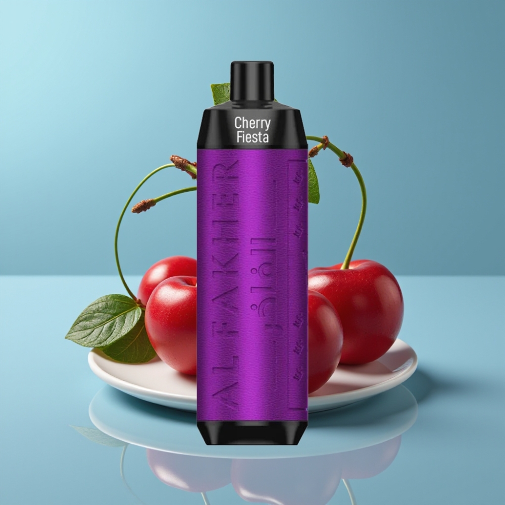 Al Fakher Crown Bar 8000 Puffs 18ml 5mg Cherry Fiesta Disposable Vape