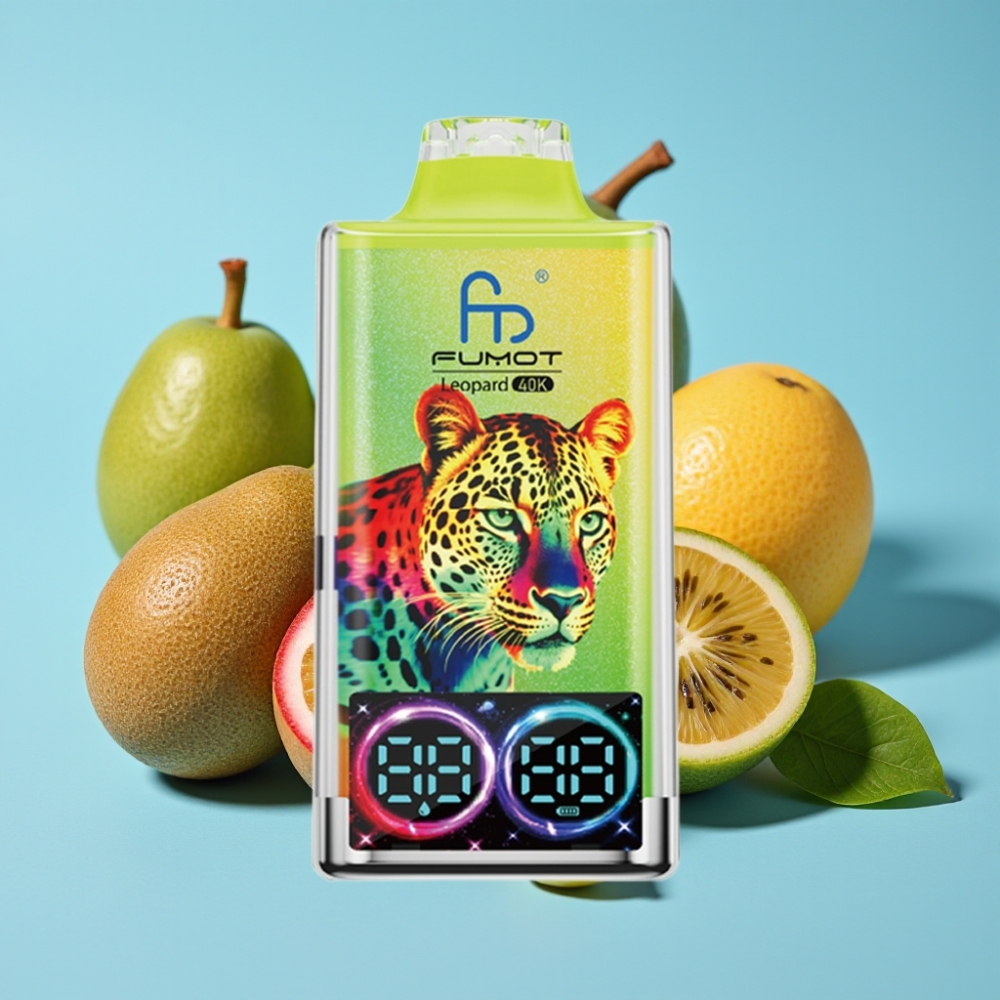 Fumot Leopard 40K Puffs 700mAh Dual Mesh Kiwi Passion Fruit Guava