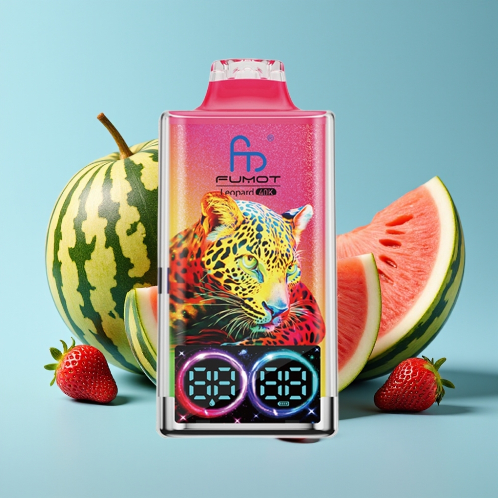 Fumot Leopard 40K Puffs 700mAh Dual Mesh Strawberry Watermelon