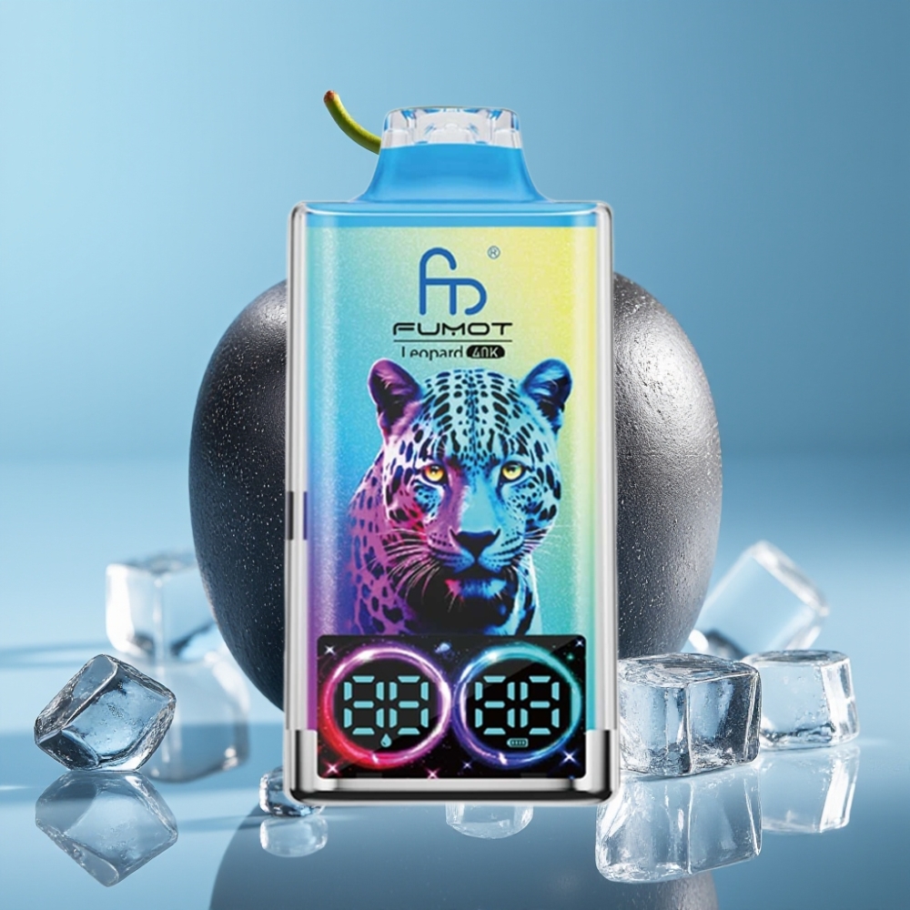 Fumot Leopard 40K Puffs Dual Mesh 700mAh Type-C Black Dragon Ice
