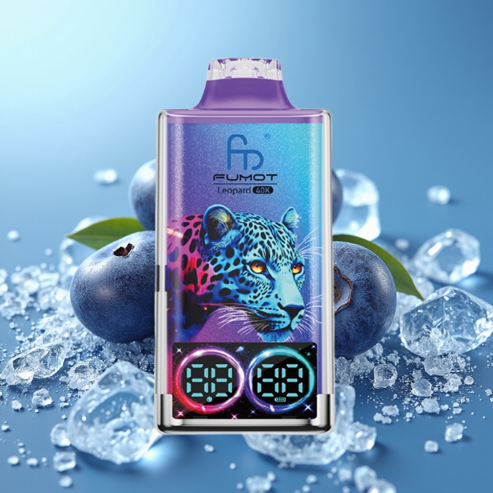 Fumot Leopard 40K Puffs Dual Mesh 700mAh Type-C Blueberry on Ice