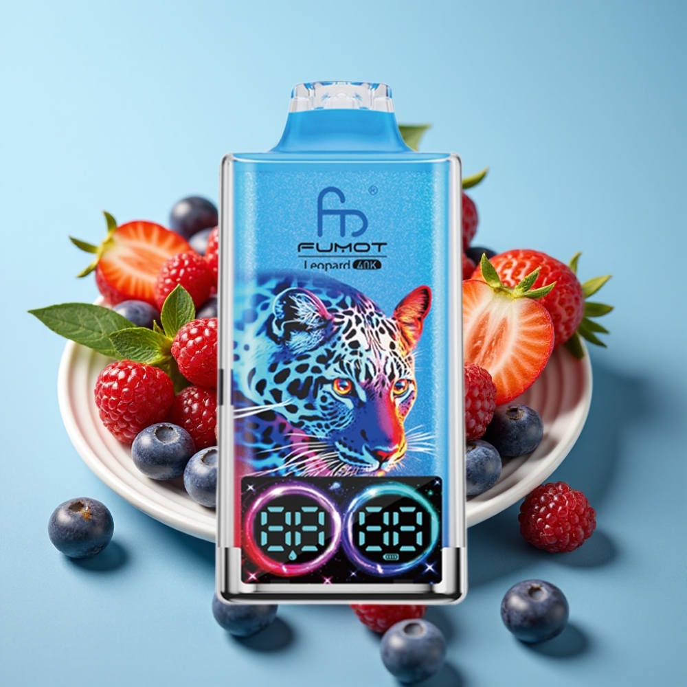 Fumot Leopard 40K Puffs Dual Mesh Type-C Mixed Berries vape Canada wholesale