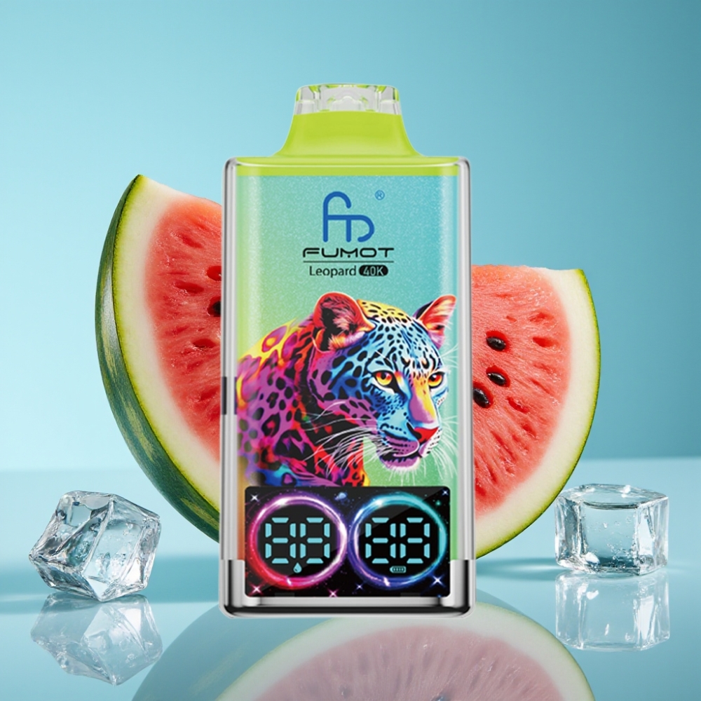 Fumot Leopard 40K Puffs Dual Mesh Type-C Watermelon Ice vape Canada wholesale