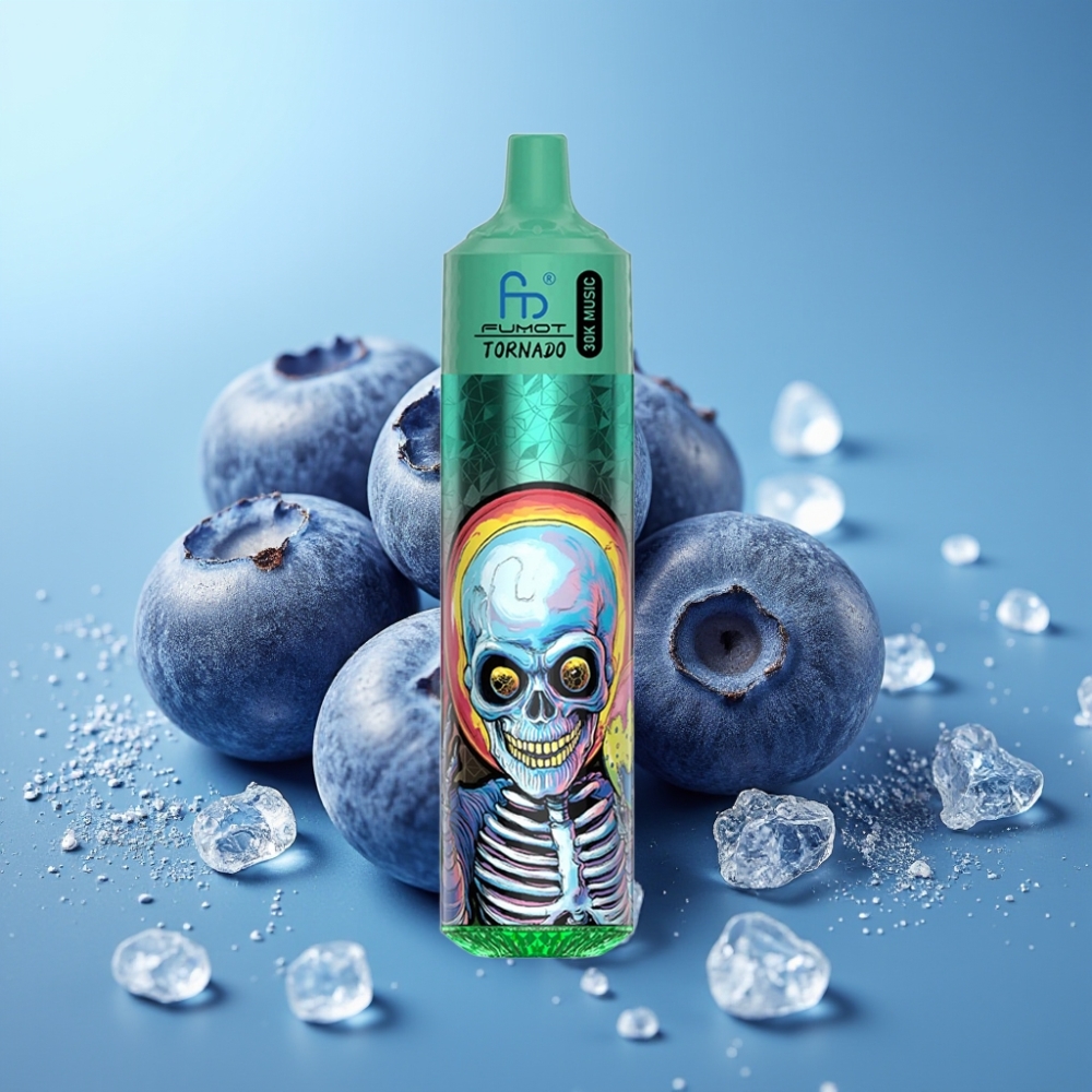 Fumot RandM Tornado 30000 Puffs 30mL 5% 1.0 Ohm Mesh Blueberry Ice