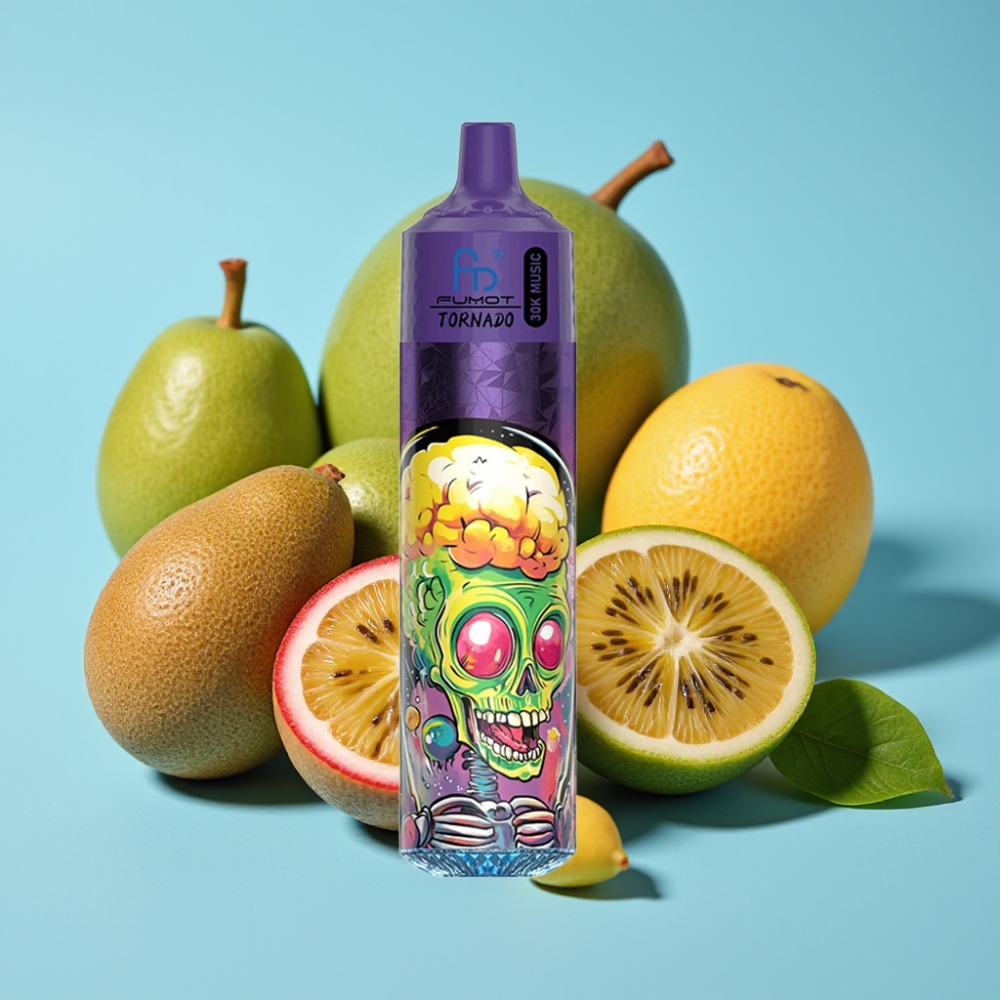 Fumot RandM Tornado 30000 Puffs 30mL 5% LED Kiwi Passion Fruit Guava