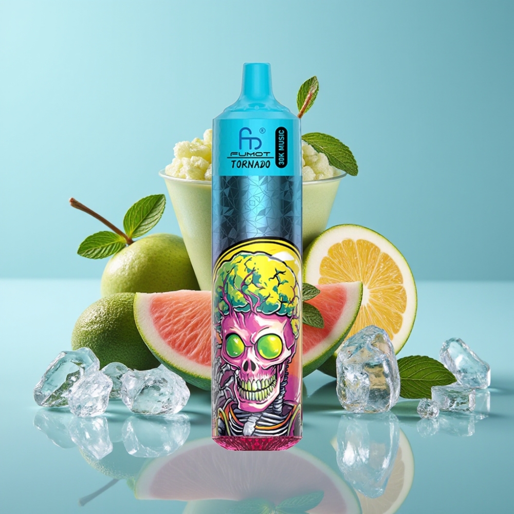 Fumot RandM Tornado 30000 Puffs 30mL 5% Mint Ice Mesh LED 600mAh