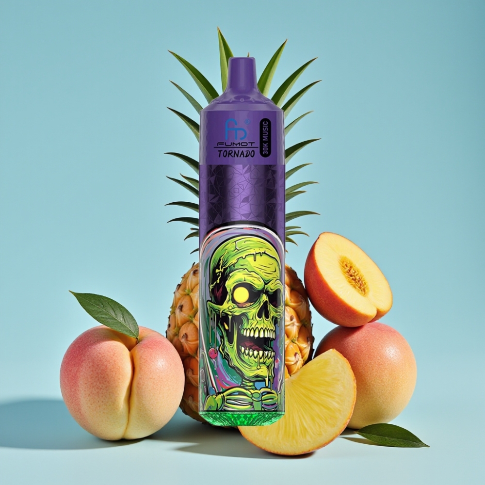 Fumot RandM Tornado 30000 Puffs 30mL 5% Peach Mango Pineapple
