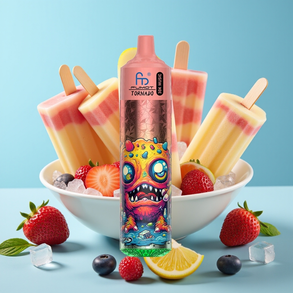 Fumot RandM Tornado 30000 Puffs 30mL 5% Popsicles LED 600mAh