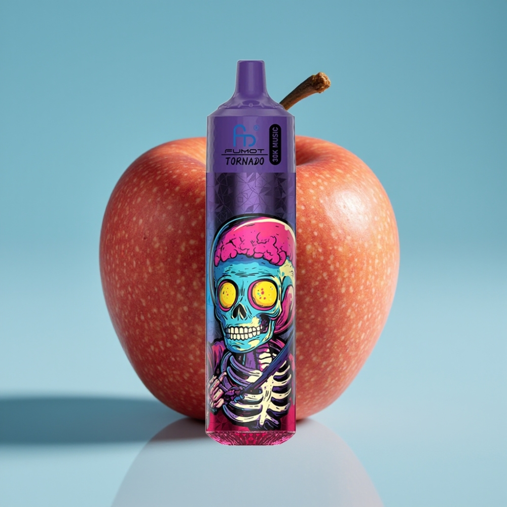 Fumot RandM Tornado 30000 Puffs 30mL 5% Triple Apple LED 600mAh