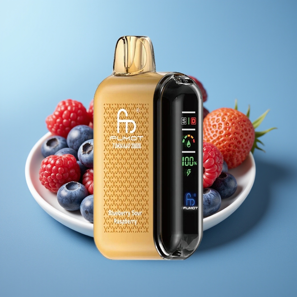 Fumot Tornado 20000 Puffs Dual Mesh 20ml 850mAh Blueberry Sour Raspberry