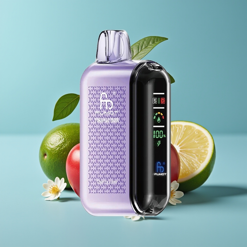 Fumot Tornado 20000 Puffs Dual Mesh 20ml Cherry Lime vape Canada wholesale
