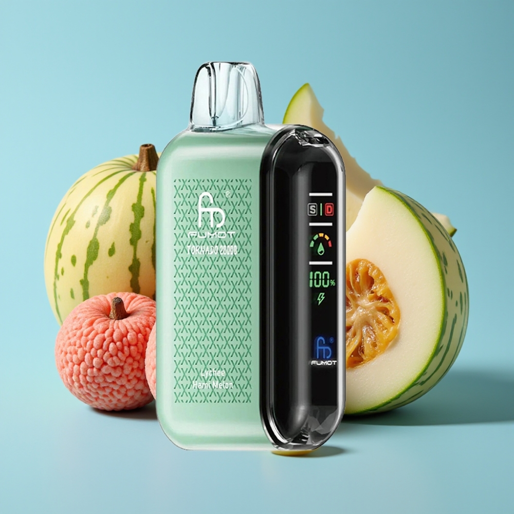 Fumot Tornado 20000 Puffs Dual Mesh 20ml Lychee Hami Melon