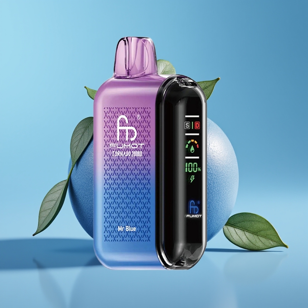 Fumot Tornado 20000 Puffs Dual Mesh 20ml Mr Blue vape Canada wholesale