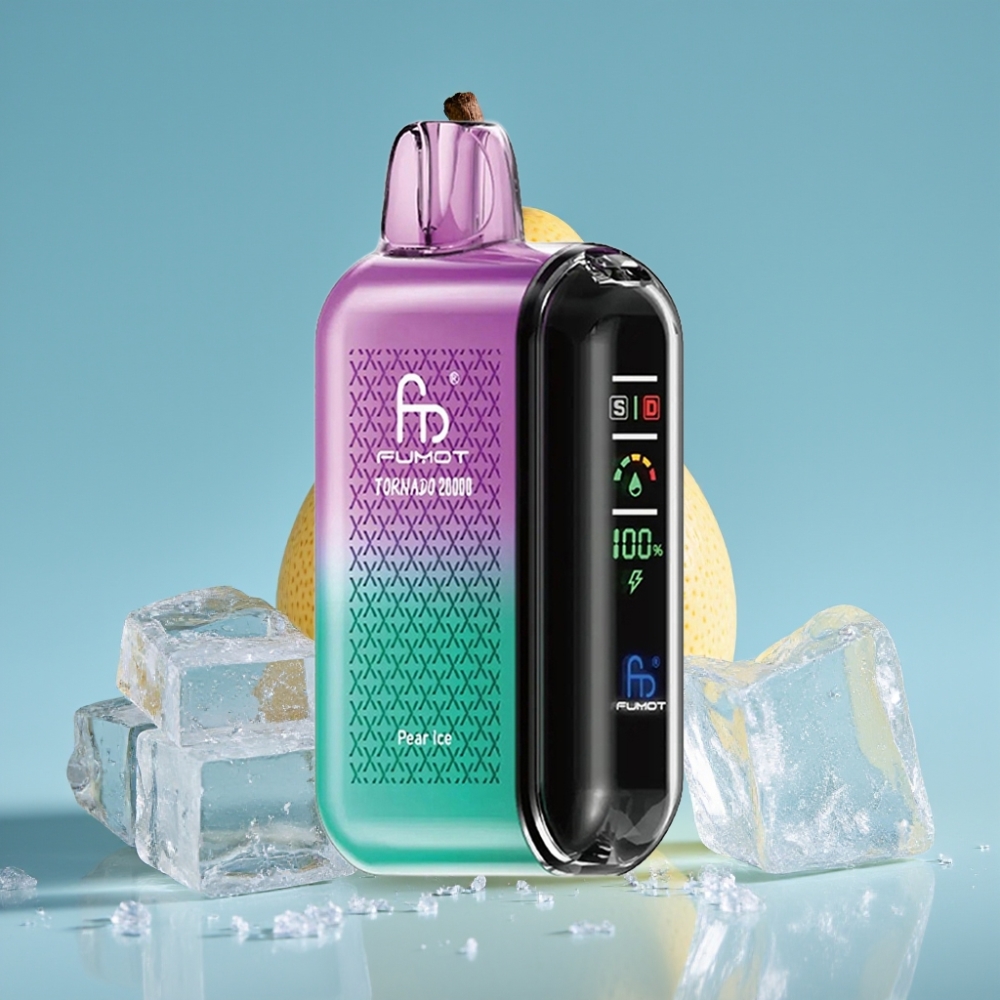 Fumot Tornado 20000 Puffs Dual Mesh 20ml Pear Ice vape Canada wholesale