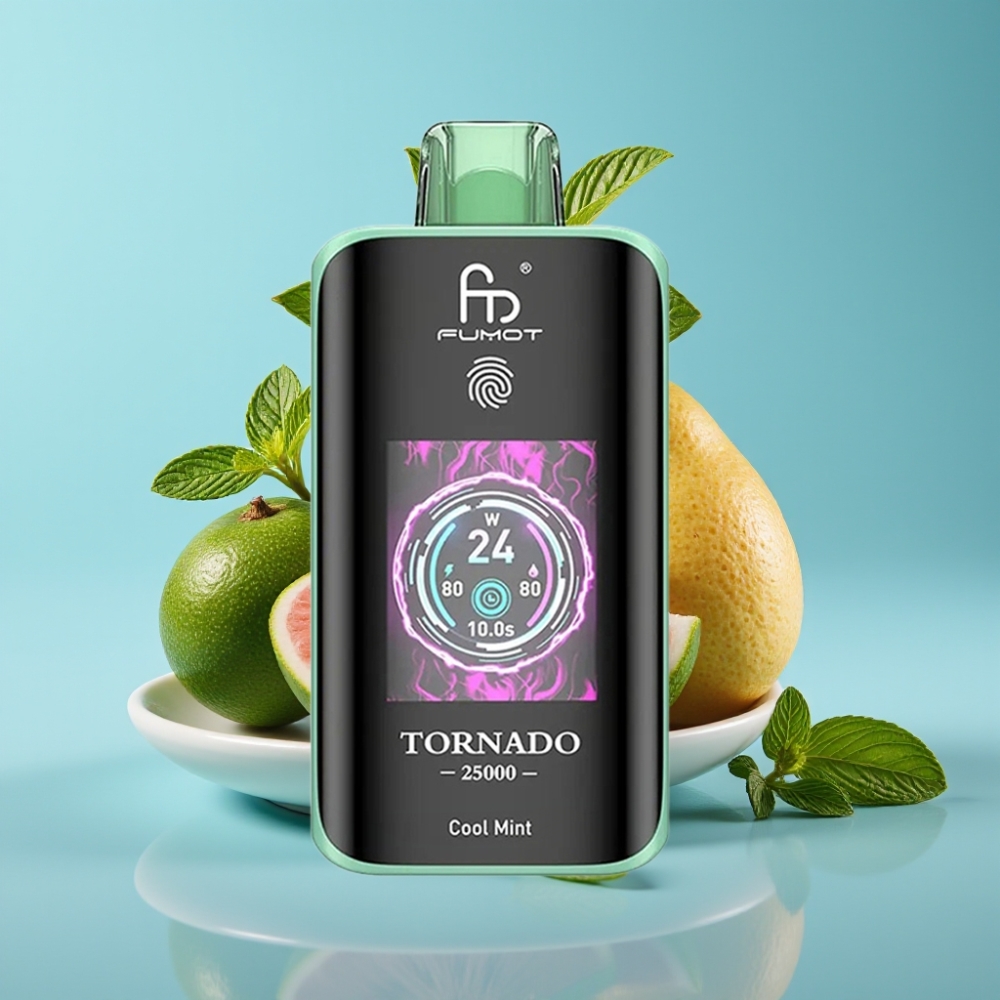Fumot Tornado 25000 Puffs HD Screen 700mAh 20ml Cool Mint