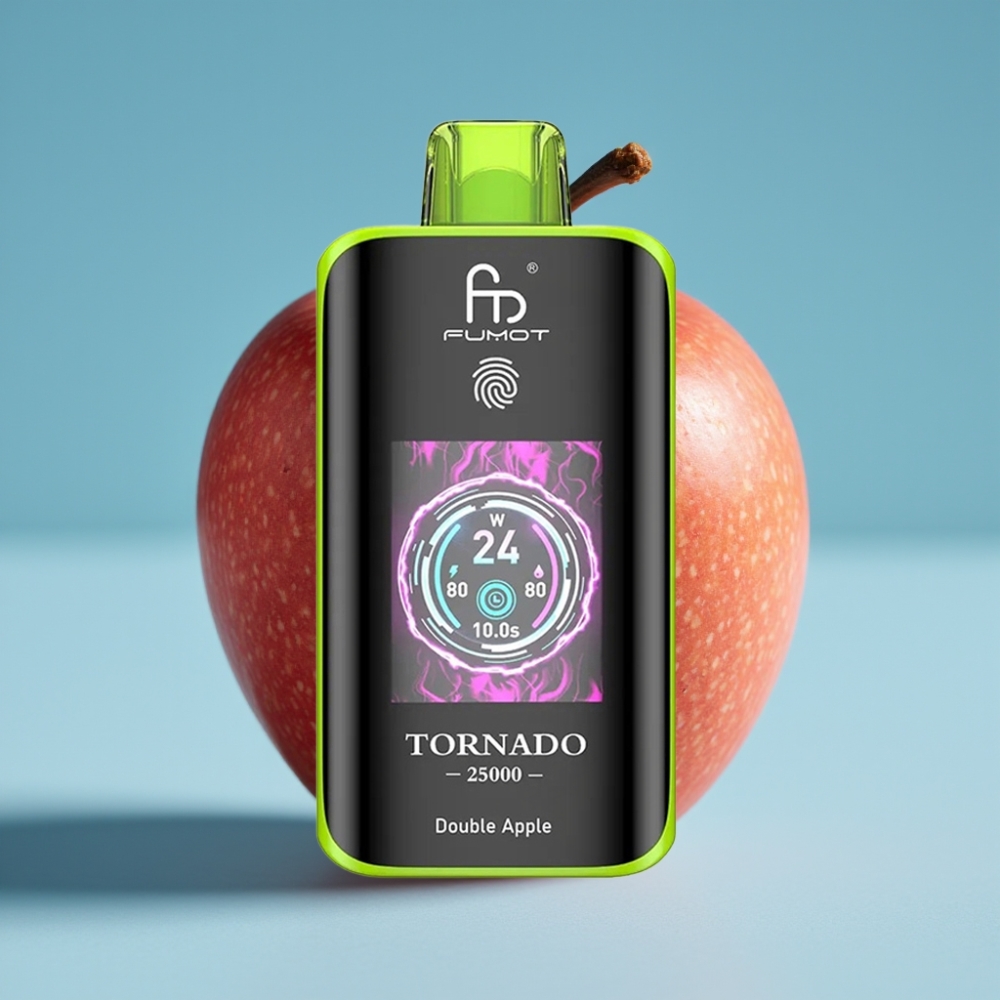 Fumot Tornado 25000 Puffs HD Screen 700mAh 20ml Double Apple