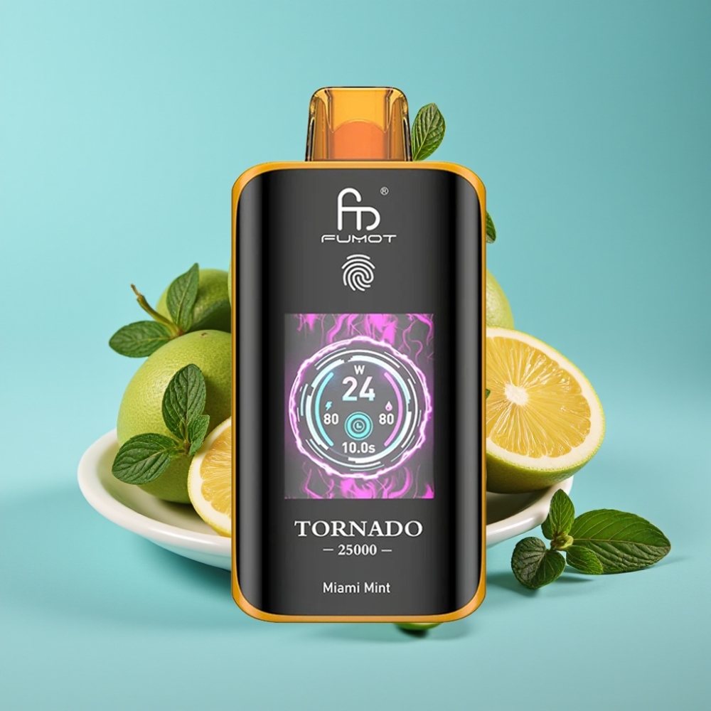 Fumot Tornado 25000 Puffs HD Screen 700mAh 20ml Miami Mint