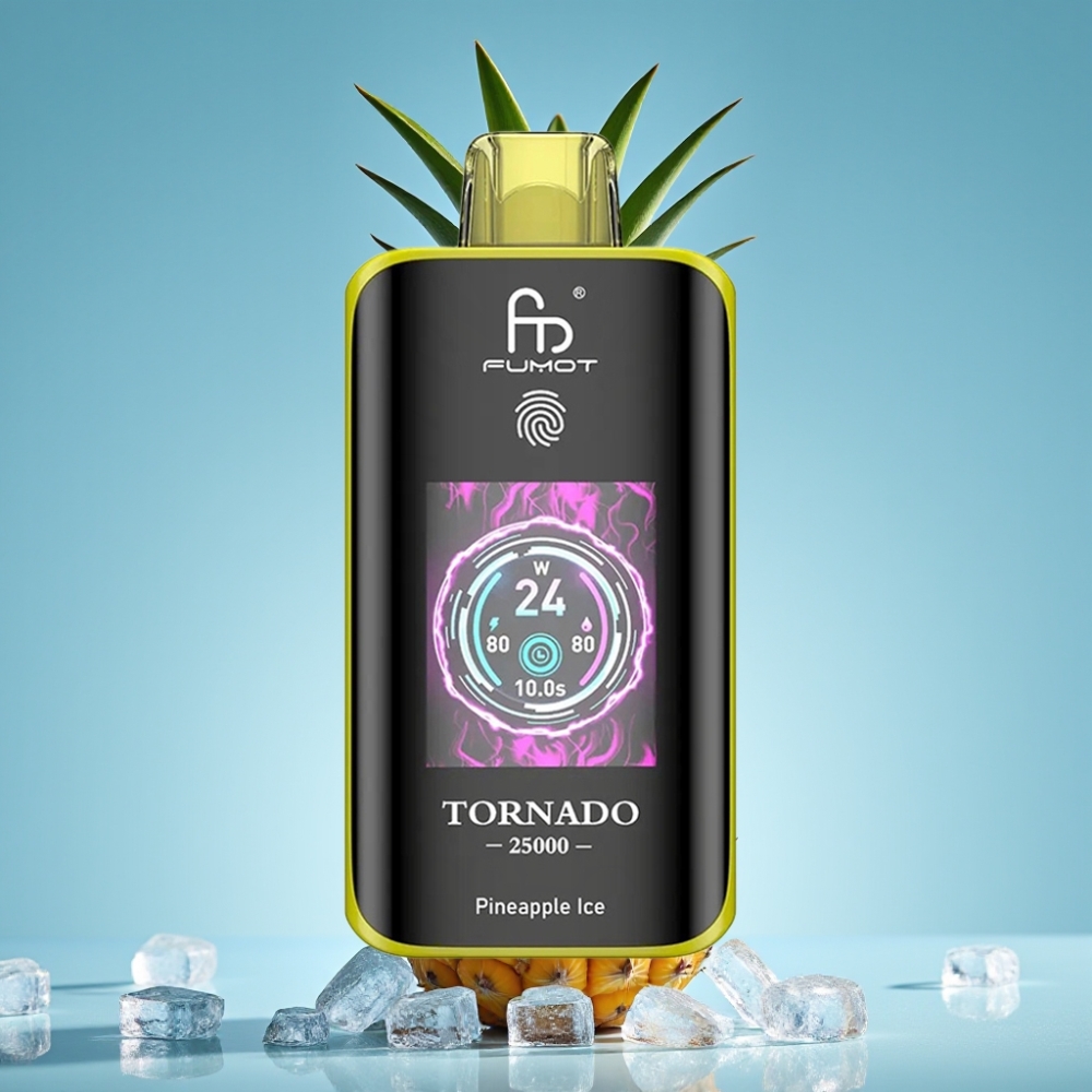 Fumot Tornado 25000 Puffs HD Screen 700mAh 20ml Pineapple Ice