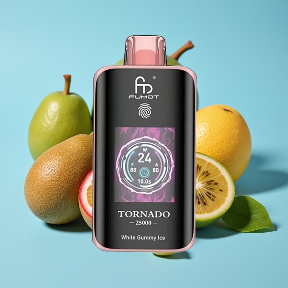 Fumot Tornado 25000 Puffs HD Screen 700mAh Type-C Kiwi Passion Fruit Guava