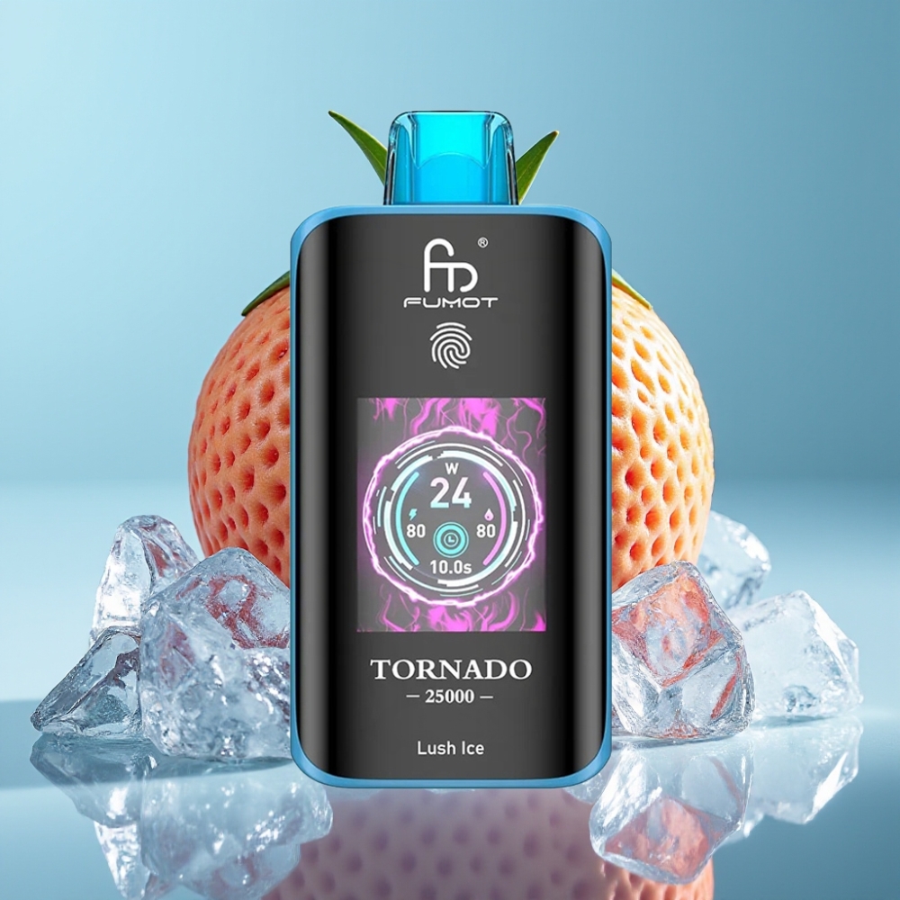 Fumot Tornado 25000 Puffs HD Screen 700mAh Type-C Lush Ice