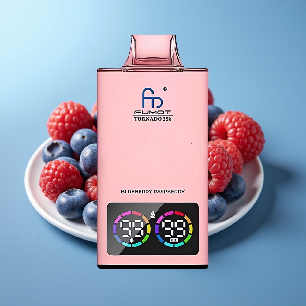 Fumot Tornado 35000 Puffs Dual Mesh RGB Blueberry Raspberry