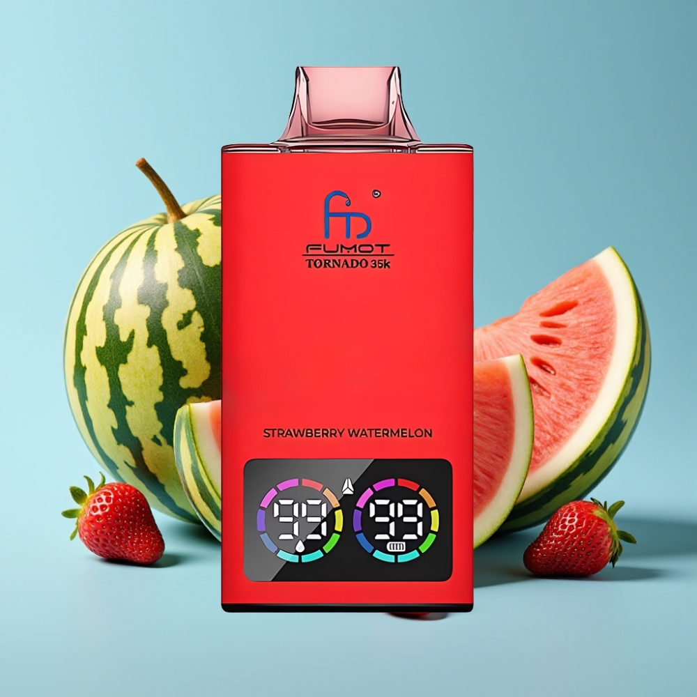 Fumot Tornado 35000 Puffs Dual Mesh RGB Strawberry Watermelon