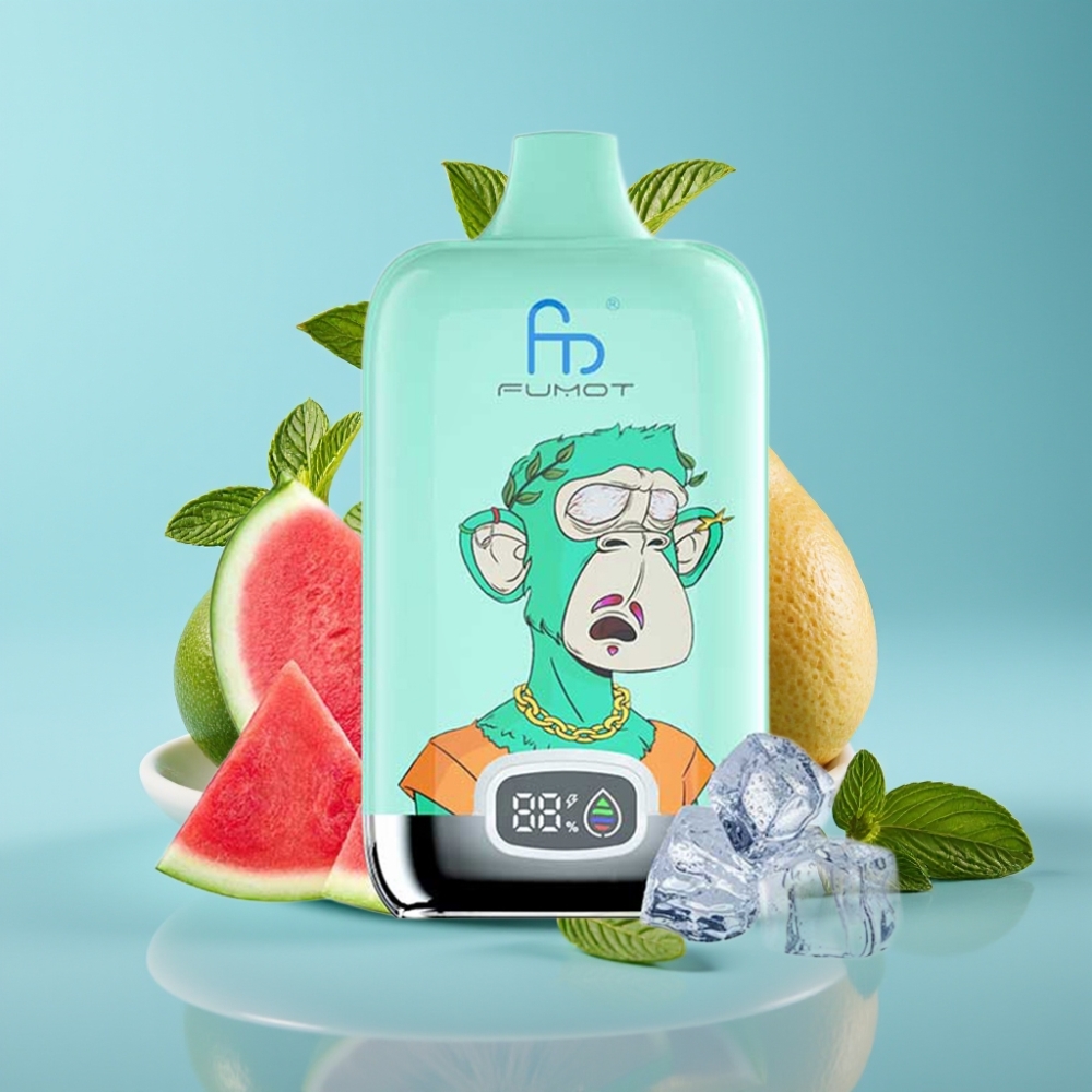 Fumot Tornado Digital Box 12000 Puffs 20ml Mesh Cool Mint