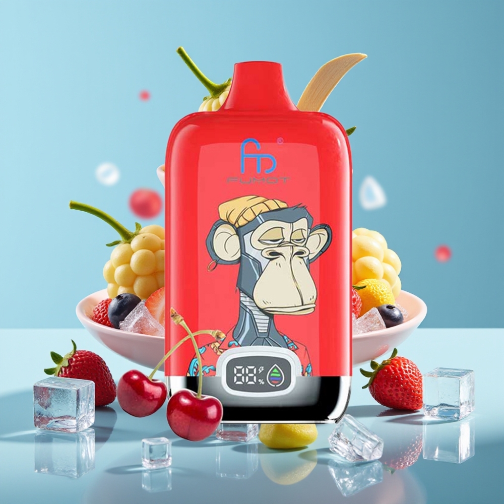 Fumot Tornado Digital Box 12000 Puffs 20ml Mesh Ice Pop vape Canada wholesale