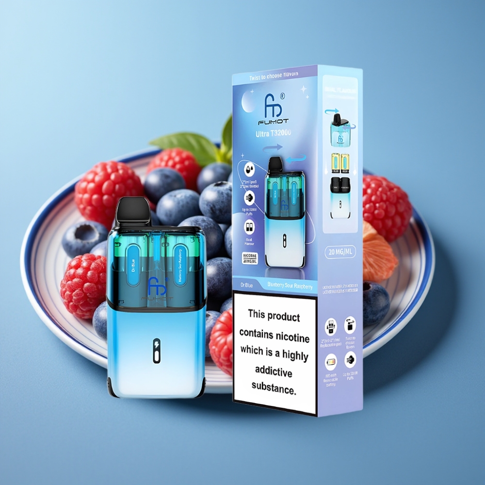 Fumot Ultra T32000 800mAh Type-C Dr Blue - Blueberry Sour Raspberry