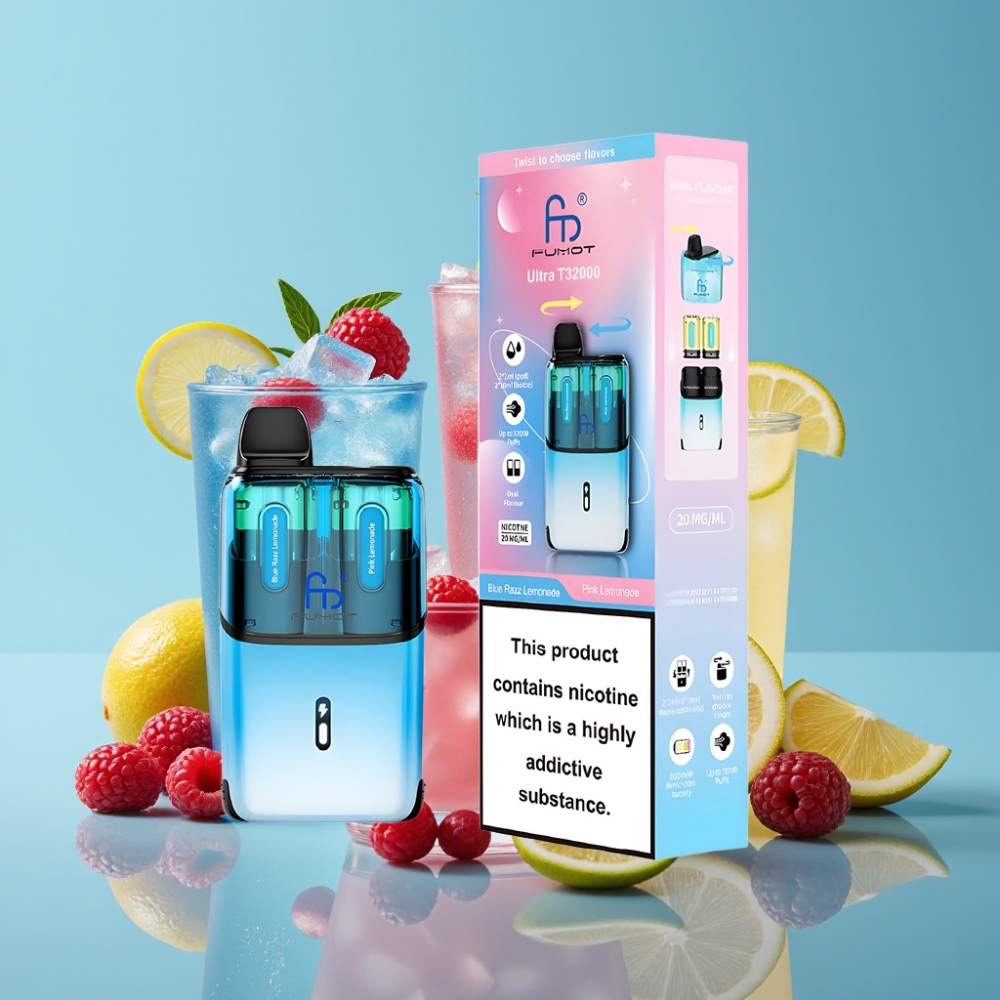 Fumot Ultra T32000 Puffs 24ml 800mAh Type-C Blue Razz Lemonade Pink Lemonade