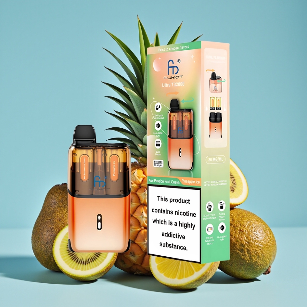 Fumot Ultra T32000 Puffs 24ml 800mAh Type-C Kiwi Passion Fruit Guava - Pineapple Ice