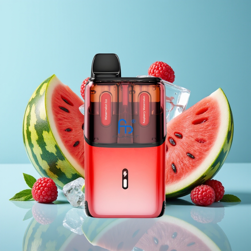 Fumot Ultra T32000 Puffs 24ml 800mAh Watermelon Ice - Raspberry Watermelon