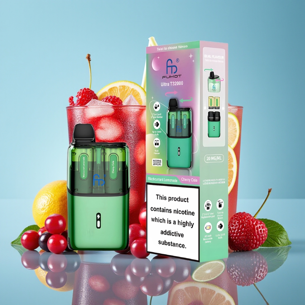 Fumot Ultra T32000 Puffs 800mAh 24ml Type-C Blackcurrant Lemonade - Cherry Cola