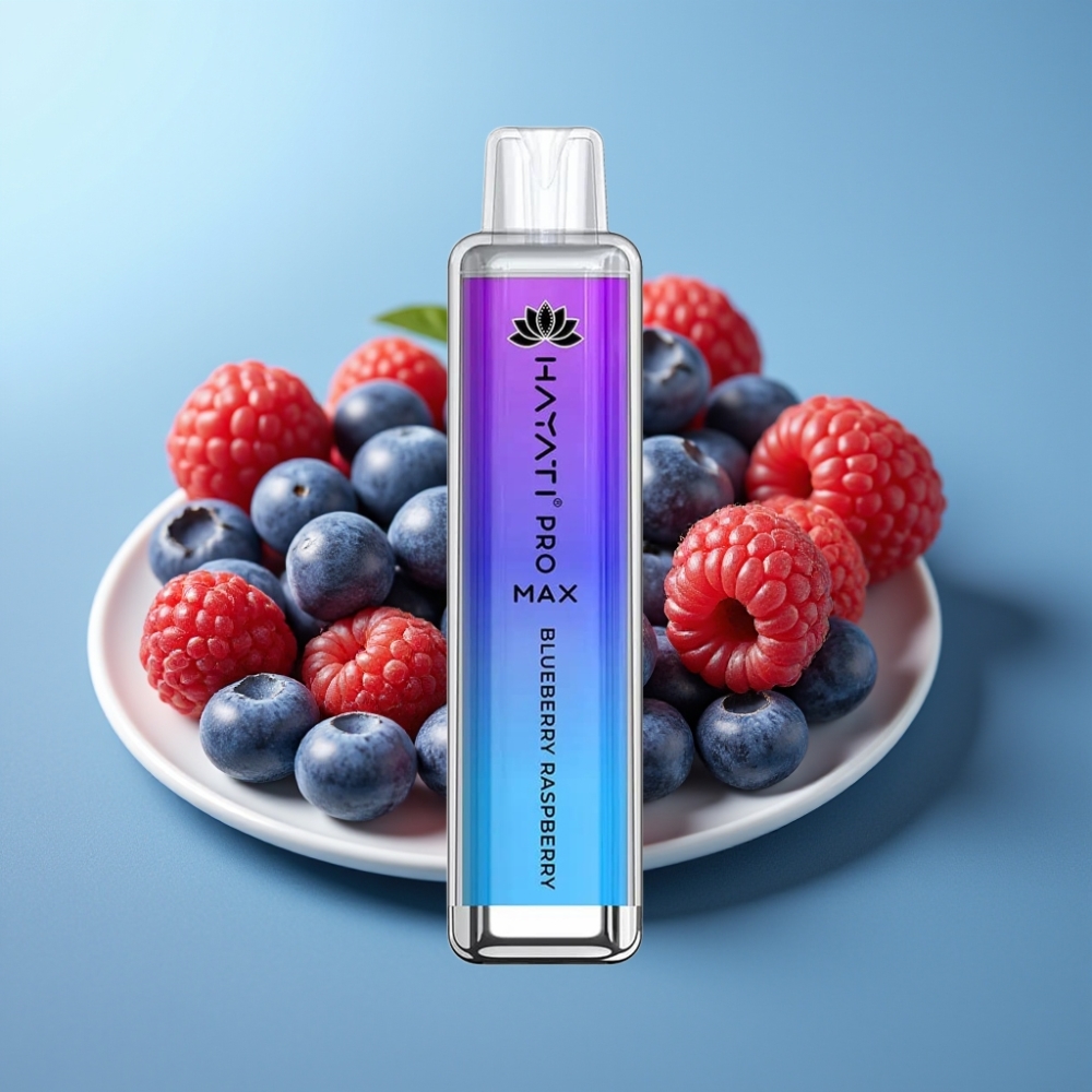 Hayati Pro Max 4000 Puffs 1400mAh Dual Mesh Blueberry Raspberry