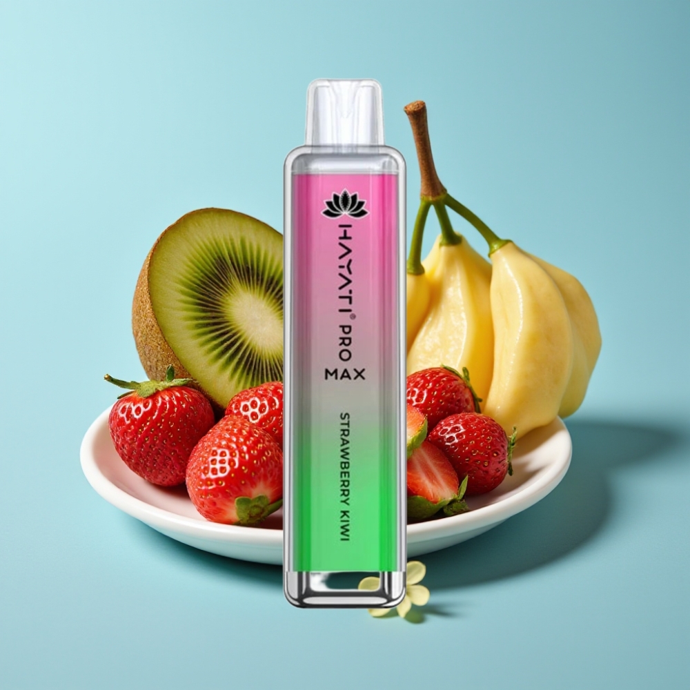 Hayati Pro Max 4000 Puffs 1400mAh Rechargeable Strawberry Kiwi Disposable Vape