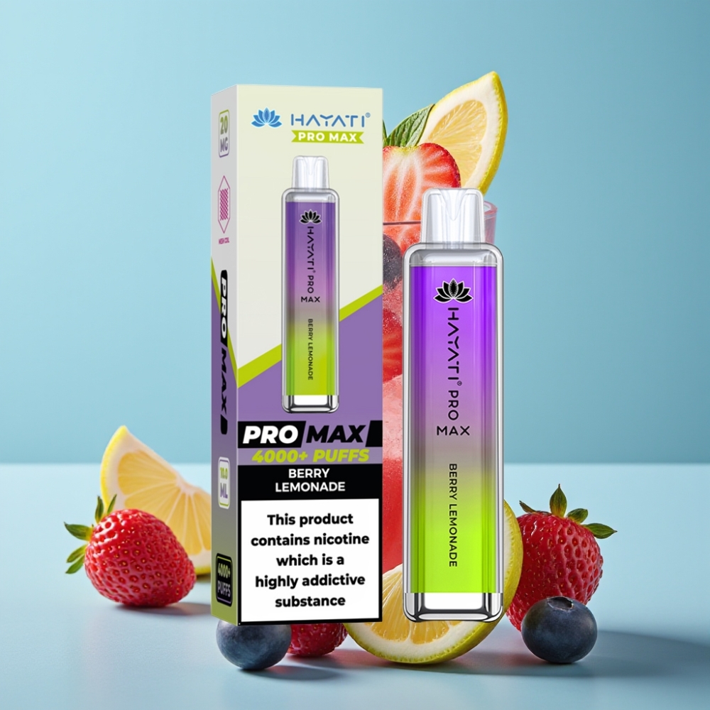 Hayati Pro Max 4000 Puffs Berry Lemonade Dual Mesh 1400mAh TPD