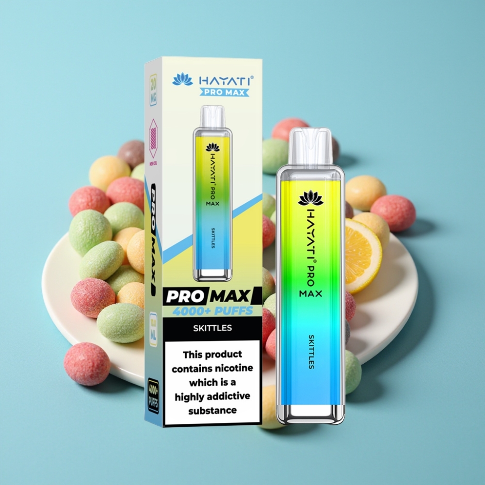 Hayati Pro Max 4000 Puffs Dual Mesh 1400mAh Rechargeable Skittles