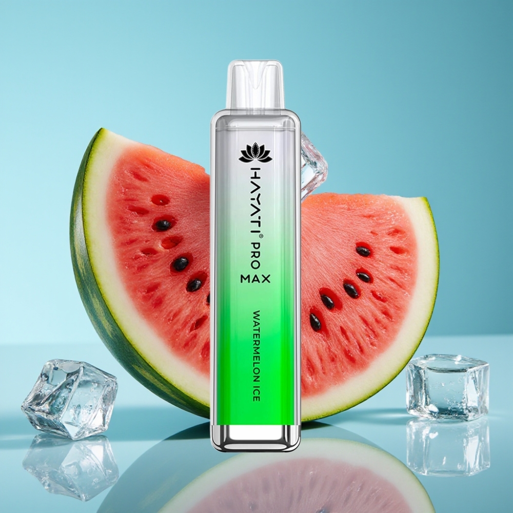 Hayati Pro Max 4000 Puffs Dual Mesh 1400mAh Rechargeable Watermelon Ice