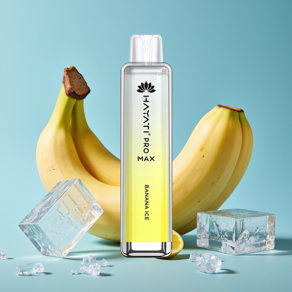 Hayati Pro Max 4000 Puffs Rechargeable Banana Ice Dual Mesh 1400mAh TPD