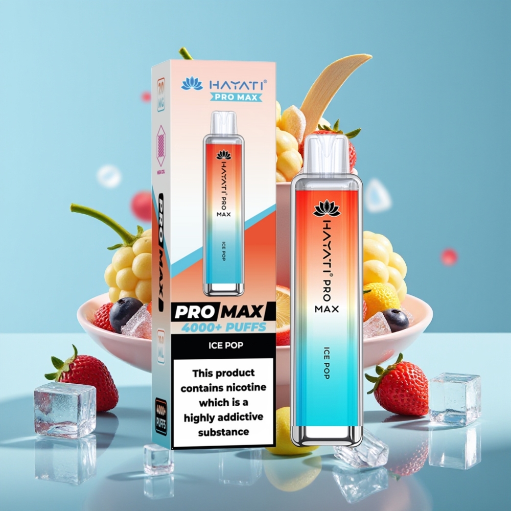 Hayati Pro Max 4000 Puffs Rechargeable Dual Mesh Ice Pop