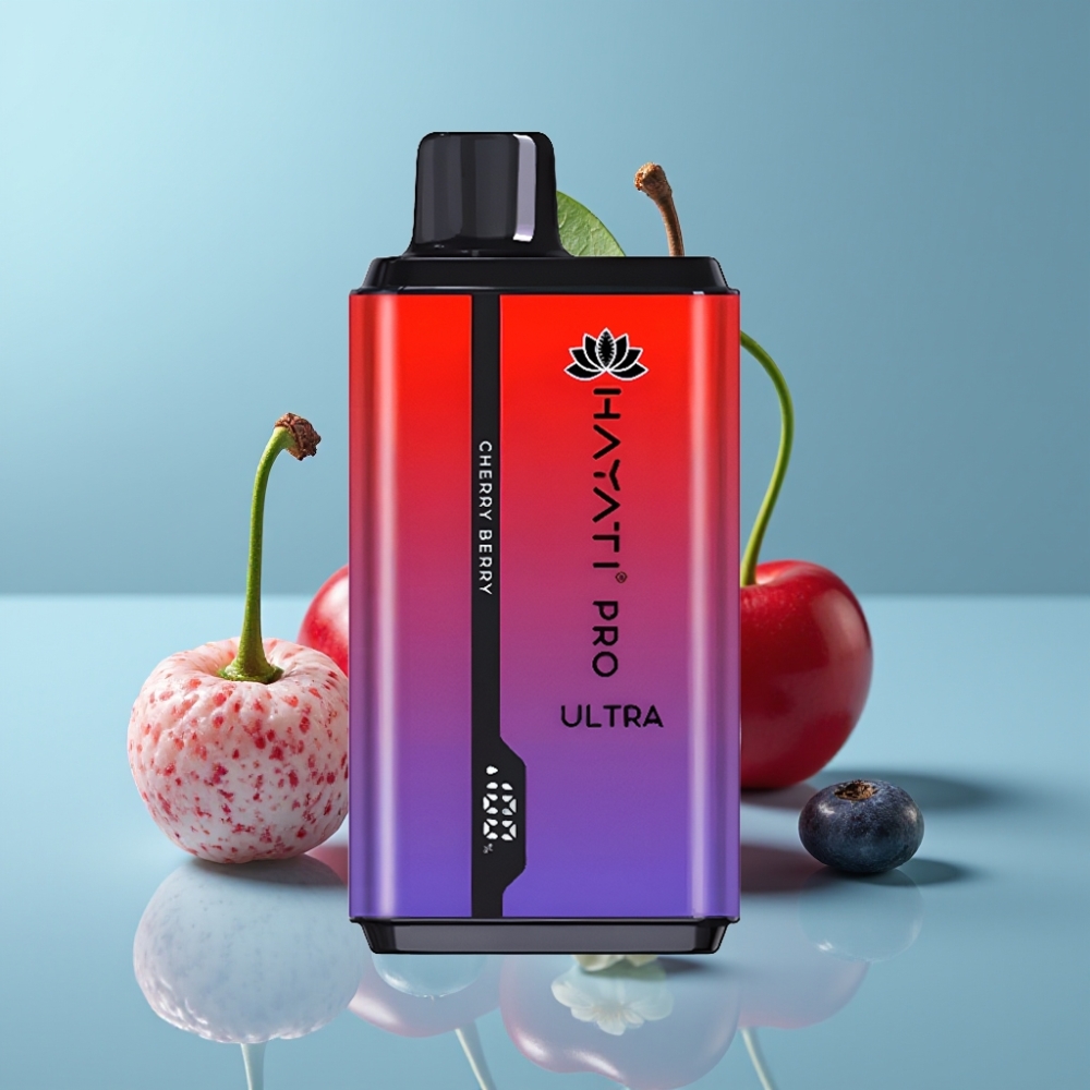Hayati Pro Ultra 15000 Puffs 24ml 2% Cherry Berry vape Canada wholesale